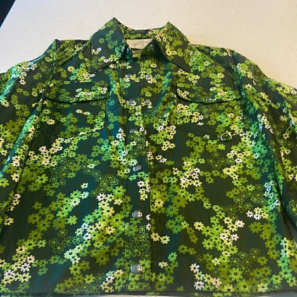 Swing west vintage shirt women’s large men’s med see measurements, so cool.